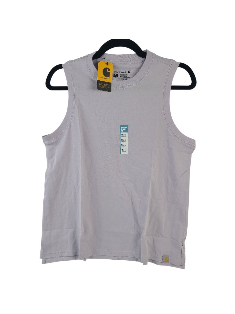 Carhartt Women's Relaxed Fit Lightweight Tank Top Tencel Material Sz M Lavender
